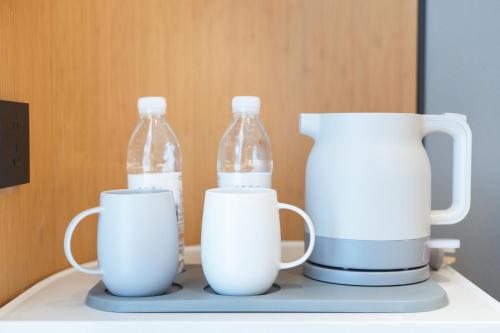 Ji Hotel Beijing Shangdi Zhongguancun Software Parkにあるコーヒーまたはお茶