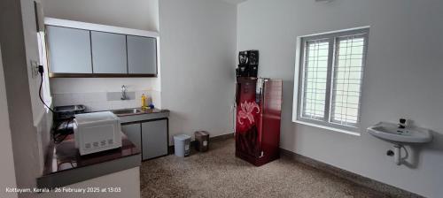 Kuchyň nebo kuchyňský kout v ubytování Genesis Spaces