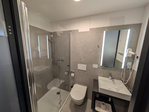 Koupelna v ubytování Akademiehotel Jena