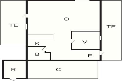 Pelan lantai bagi 4 person holiday home in Augustenborg-By Traum