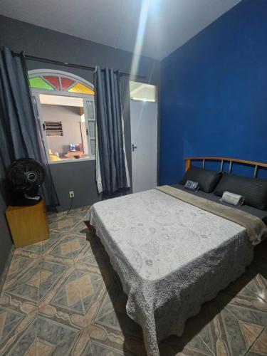 Ένα ή περισσότερα κρεβάτια σε δωμάτιο στο Hope Hostel Praia do Morro