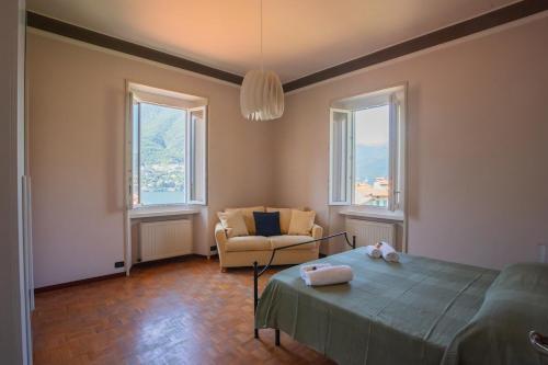 Ένα ή περισσότερα κρεβάτια σε δωμάτιο στο Villa Giovannina