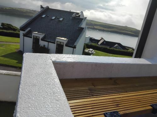 a view of a house from a balcony at Bayview Villa Costal Retreat in Youghal