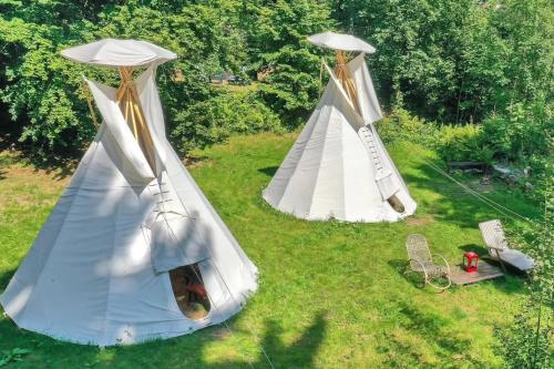 Teepee u Šedého Vlka