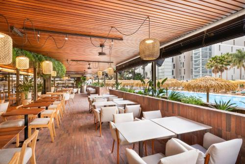 Εστιατόριο ή άλλο μέρος για φαγητό στο Hotel Aubamar Bali