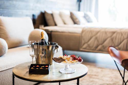 Posezení v ubytování Arctic Panorama Resort