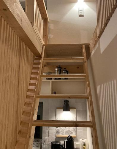 Dapur atau dapur kecil di Rundlingsblick in Güstritz