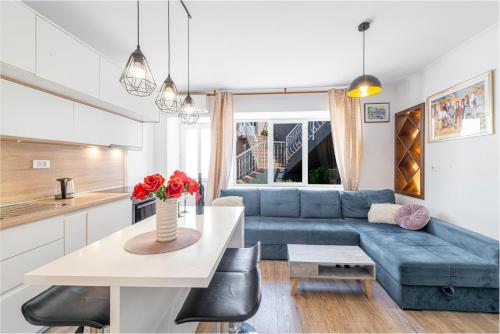 Posezení v ubytování Modern Studio Apartman