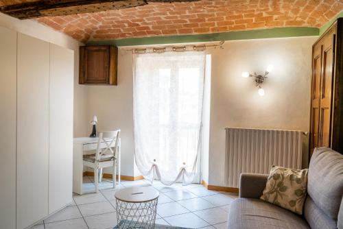 Χώρος καθιστικού στο Appartamento San Brunone