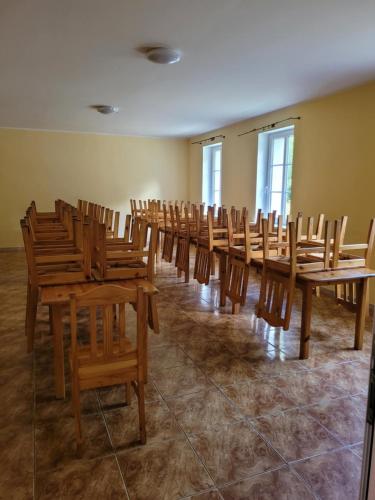 Posezení v ubytování Dom w Puszczy Noteckiej