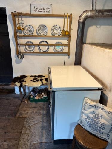 Dapur atau dapur kecil di Sauschneiderhof