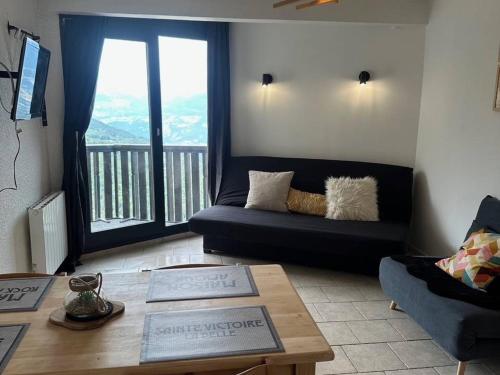 Studio équipé pour 4 au pied des pistes, balcon, animaux admis - FR-1-322-467