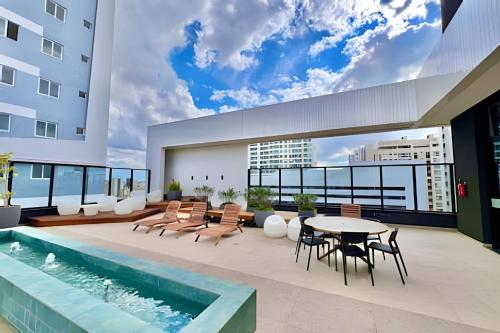 Swimmingpoolen hos eller tæt på #ApRoPriAdO ao bem estar C/ Tv Smart