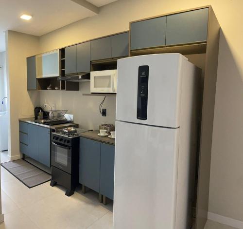 Kuchyň nebo kuchyňský kout v ubytování Apartamento Heizzinger