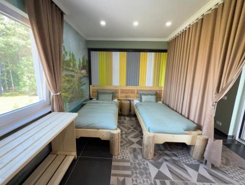 Katil atau katil-katil dalam bilik di GB Lounge