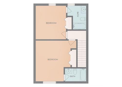 a picture of a floor plan at Comfortable Stay Private Hot tub W Arcade in Sevierville