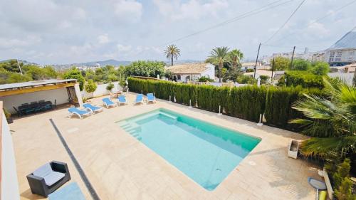 Calpe chalet privado 7 min de la playa piscina wifi parking aire barbacoa grupos