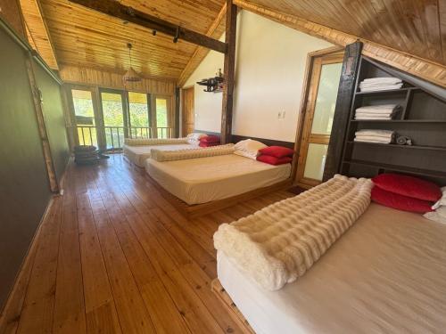 Postel nebo postele na pokoji v ubytování Chapa Hill Villa Sa Pa
