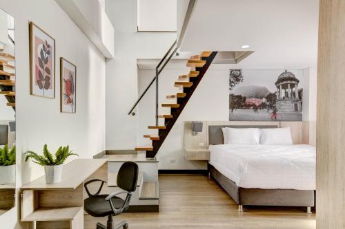 Posezení v ubytování Home Suites 118 By gA