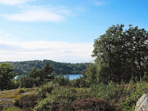 a view of a lake from a hill at 5 person holiday home in LJUNGSKILE-By Traum in Ljungskile
