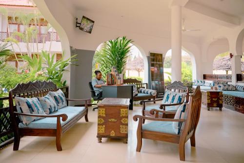 Χώρος καθιστικού στο AHG Hisia Nungwi Experience Hotel