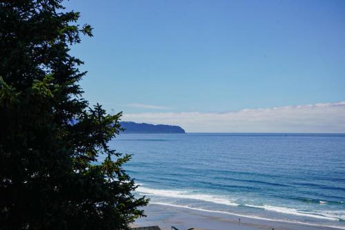 a view of the ocean from a beach at Berni's Ocean View Castle - an Oceanside Legend in Oceanside