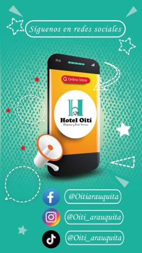 Сертификат, награда, вывеска или другой документ, выставленный в Hotel Oiti