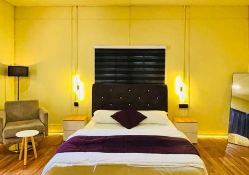 Ένα ή περισσότερα κρεβάτια σε δωμάτιο στο Dnamie Glamping - Lux Tent