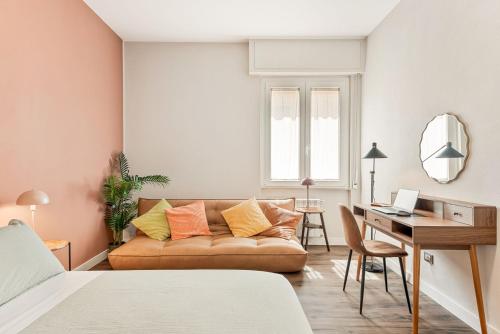 Posezení v ubytování Cinque Terre The Abbey Apt - Two bathrooms