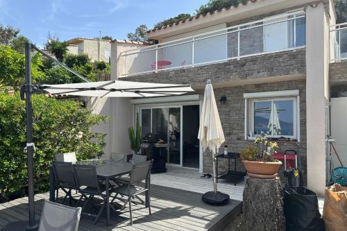 Kawasan patio atau luaran di House with splendid view - Grosseto-Prugna