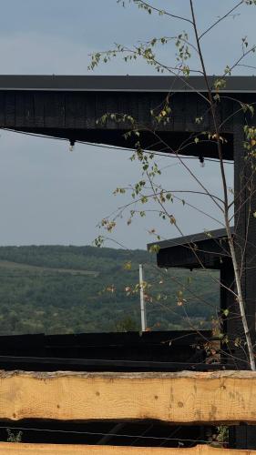 a window with a view of a view of a field at шАлАш in Velikiye Lazy