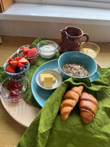 Mad på bed and breakfast-stedet eller i nærheden