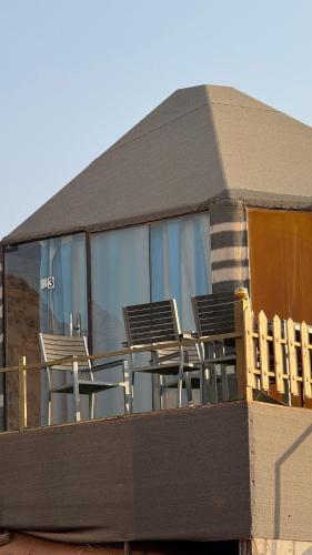 Балкон или терраса в LUXURY camp