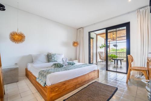 Postel nebo postele na pokoji v ubytování Villa Azure Single Malt