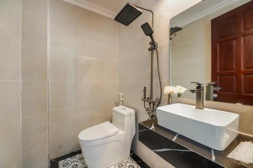 Ένα μπάνιο στο Ninh Binh Railway Venus Hotel