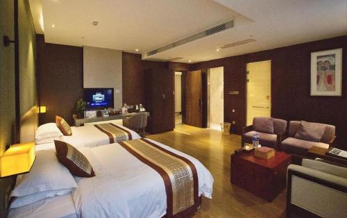 TV o dispositivi per l'intrattenimento presso Southeast Peninsula Hotel Quanzhou
