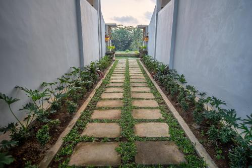 Κήπος έξω από το d'Bulih Villa Ubud