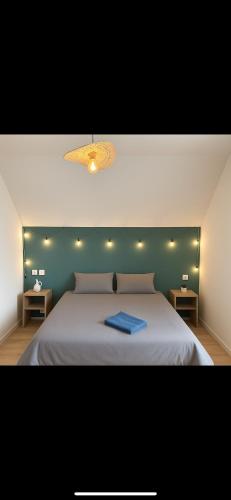 Postel nebo postele na pokoji v ubytování charmant duplex cosy et lumineux