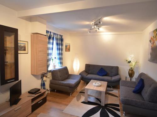 Χώρος καθιστικού στο Chalet im Sauerland nahe Skigebiet Winterberg