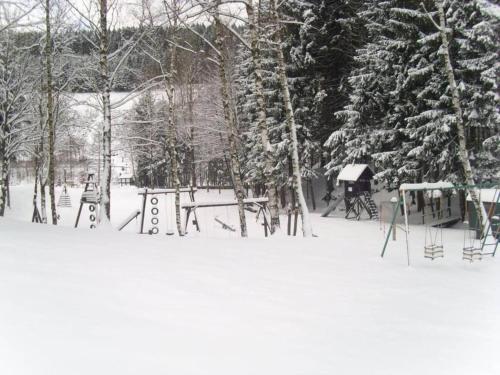 Το Chalet im Sauerland nahe Skigebiet Winterberg τον χειμώνα
