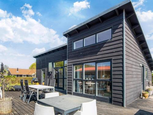 Bygningen som feriehuset ligger i