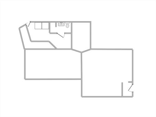 a block diagram of a house at Sanders Park - Lovely 1-Bdr Apt Close to Metro in Copenhagen