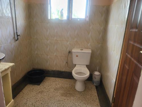 Koupelna v ubytování Le Tai Village Homestay