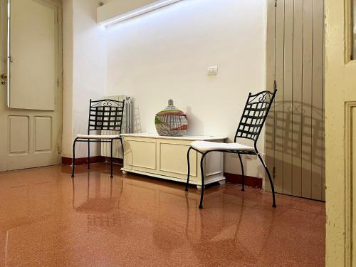 Ruang duduk di Suite Carducci Residence