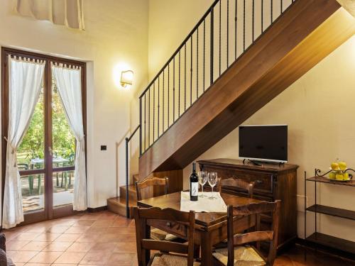 TV a/nebo společenská místnost v ubytování Holiday Home in Umbria with Pool