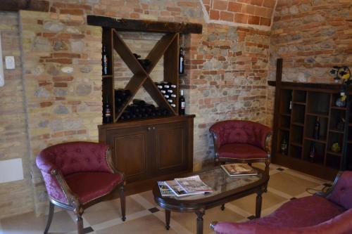 Ruang duduk di Agriturismo De Luca