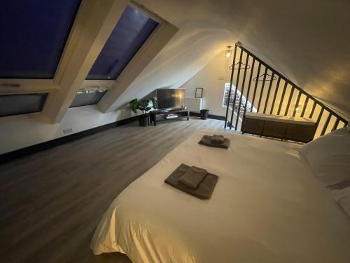 Ένα ή περισσότερα κρεβάτια σε δωμάτιο στο Coney View , Porthcawl