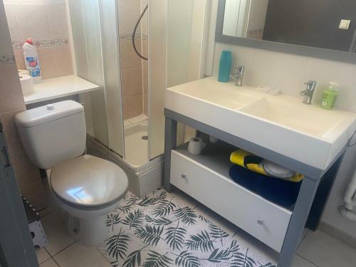 Bilik mandi di Résidence de l Agay