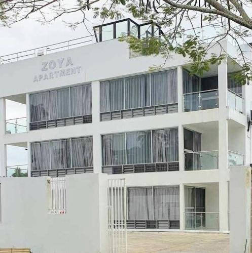 Το κτήριο όπου στεγάζεται  το διαμέρισμα