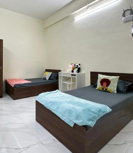 Katil atau katil-katil dalam bilik di Ivan hostel